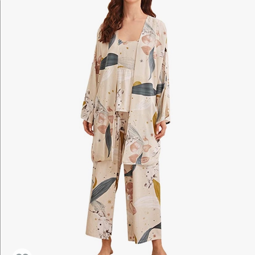 3piece pj & robe set